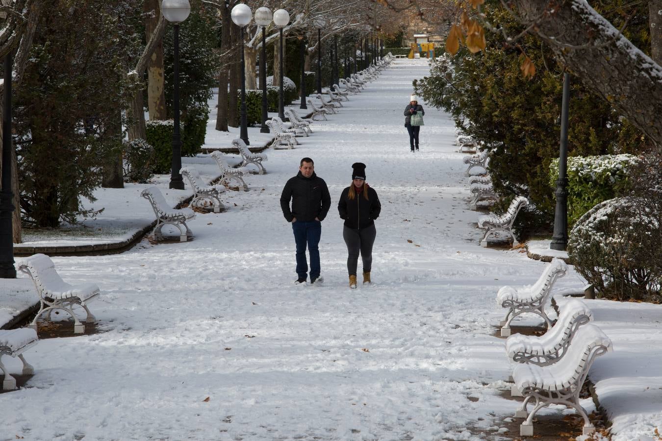 Las estampas que ha dejado la nieve en la comunidad