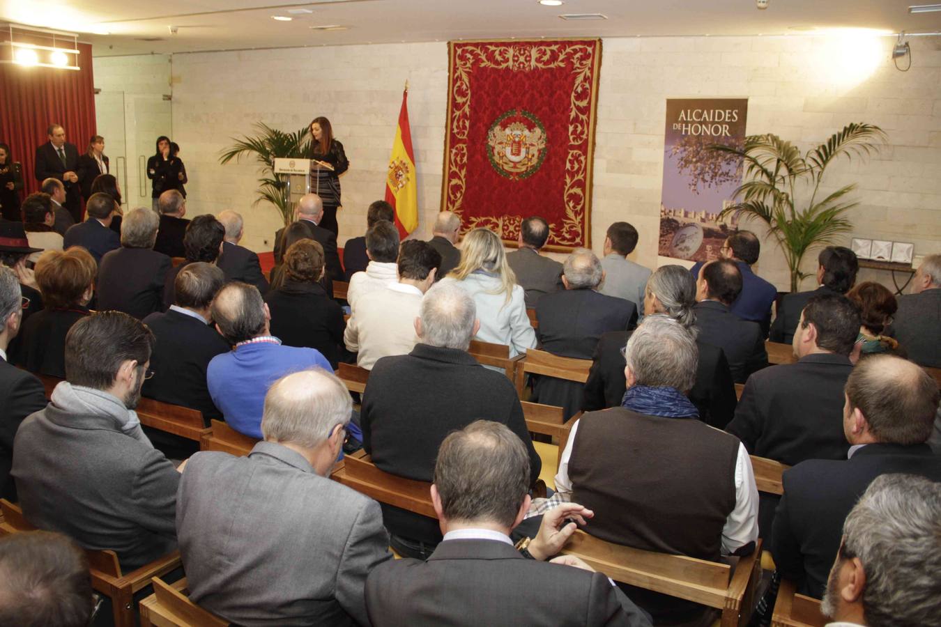 El reconocimiento, que ha congregado a numerosos invitados, ha tenido lugar este mediodía en el castillo de Peñafiel