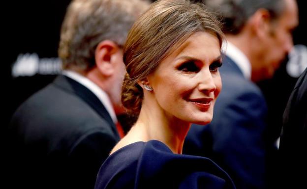 La reina Letizia durante la gala.