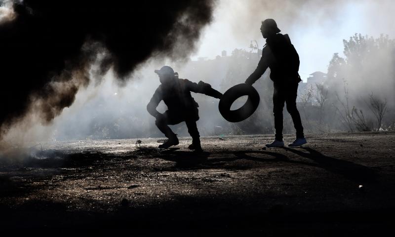 Miles de personas de Cisjordania y Gaza salen a protestar la decisión de Donald Trump de reconocer a Jerusalén como la capital israelí