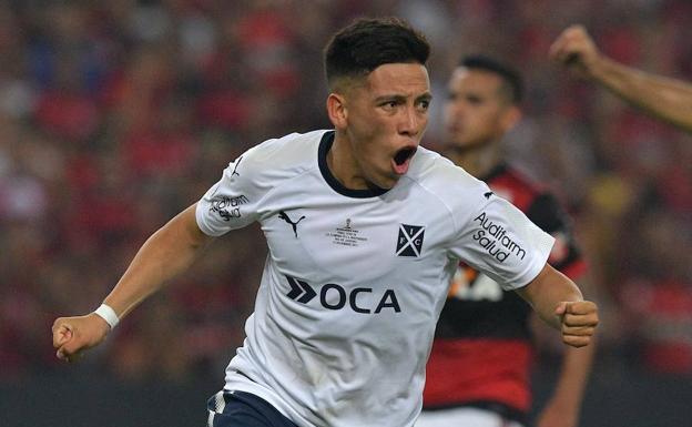 Ezequiel Barco, ante Flamengo.