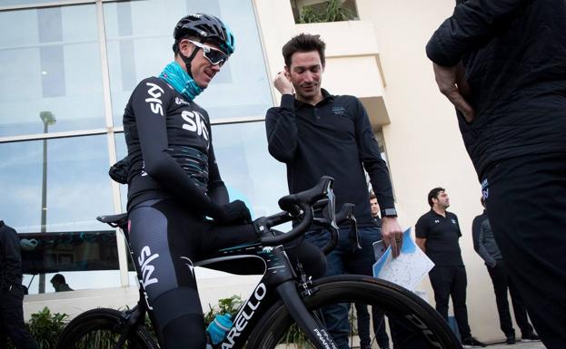 El ciclista británico Chris Froome. 