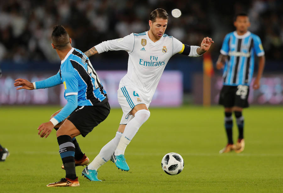 El conjunto blanco cerró el año con un nuevo título gracias a un gol de Cristiano antes de medirse al Barcelona en la Liga.