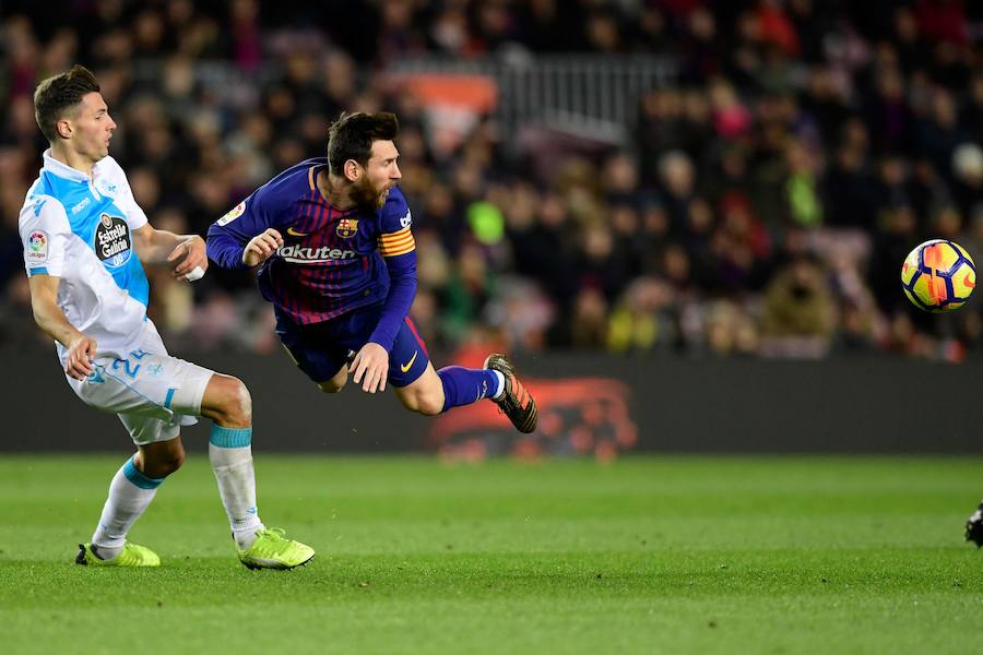 El conjunto azulgrana se deshizo con facilidad del cuadro gallego con la mirada puesta en el clásico de la próxima jornada.