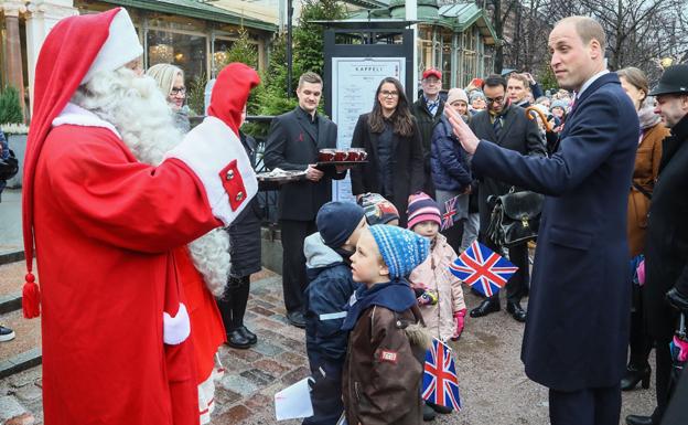 El príncipe Guillermo en su visita a Finlandia. 