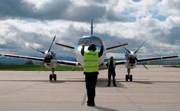 El Aeropuerto de Burgos apenas tiene actividad ahora mismo