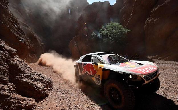 Sebastien Loeb, en Argentina durante el Dakar 2017.