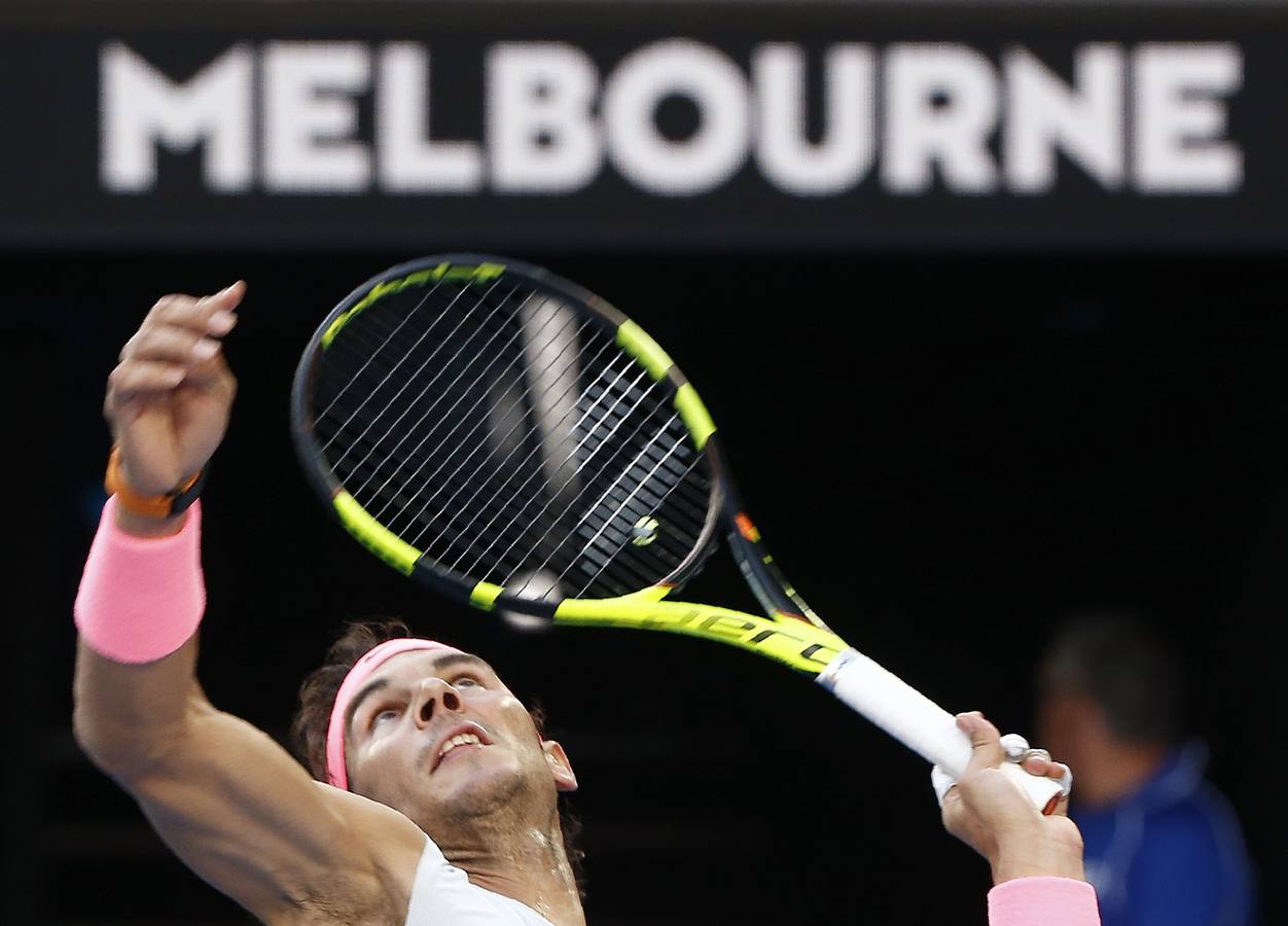 Rafa NAdal ha conseguido la victoria en el debut en el Open de Austrlia 2018. El tenista español ha superado por un triple 6-1 a Victor Estrella Burgos.