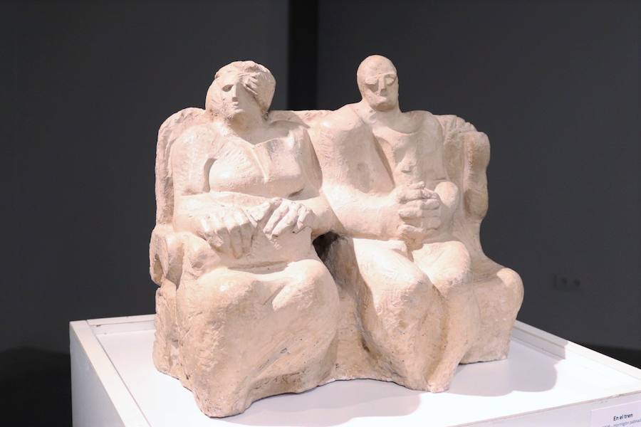 El artista burgalés expone 61 piezas escultóricas en la Fundación Cajacírculo, una retrospectiva de cinco décadas