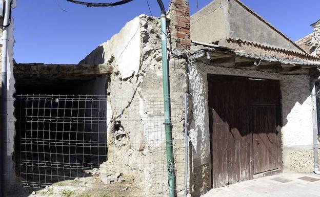 Vivienda de Valoria en la que encontraron las monedas.