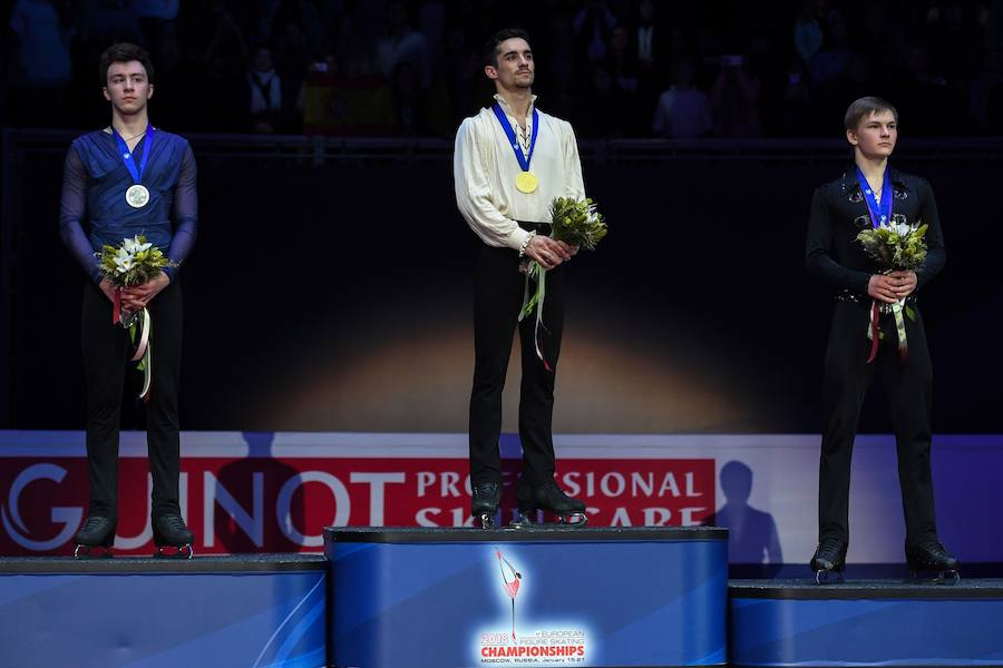 El español se hizo con su sexto campeonato europeo de patinaje artístico.