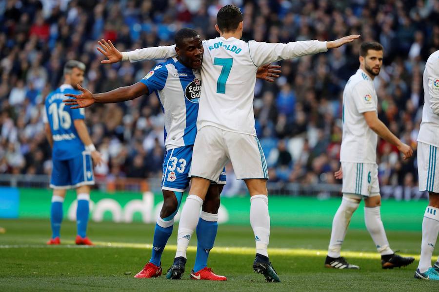 El conjunto de Zidane se dio un festín de goles pese a empezar perdiendo y acabó derrotando al Dépor por un contundente 7-1.