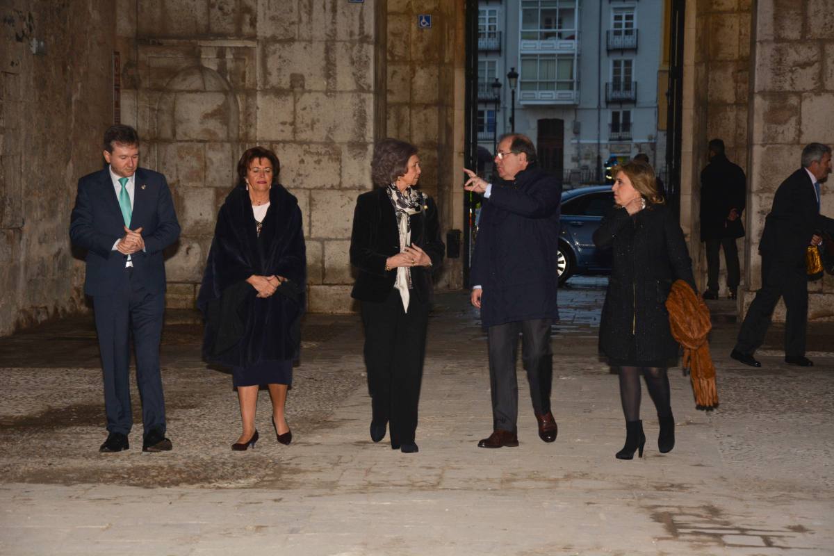 La Reina Sofía preside en Burgos el acto de entrega de los Premios Unión Europea del Patrimonio Cultural.