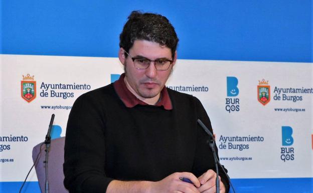 Raúl Salinero, portavoz de Imagina en el Ayuntamiento de Burgos