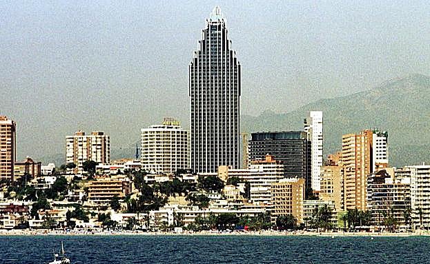 Hotel Bali de Benidorm, uno de los más altos de Europa.