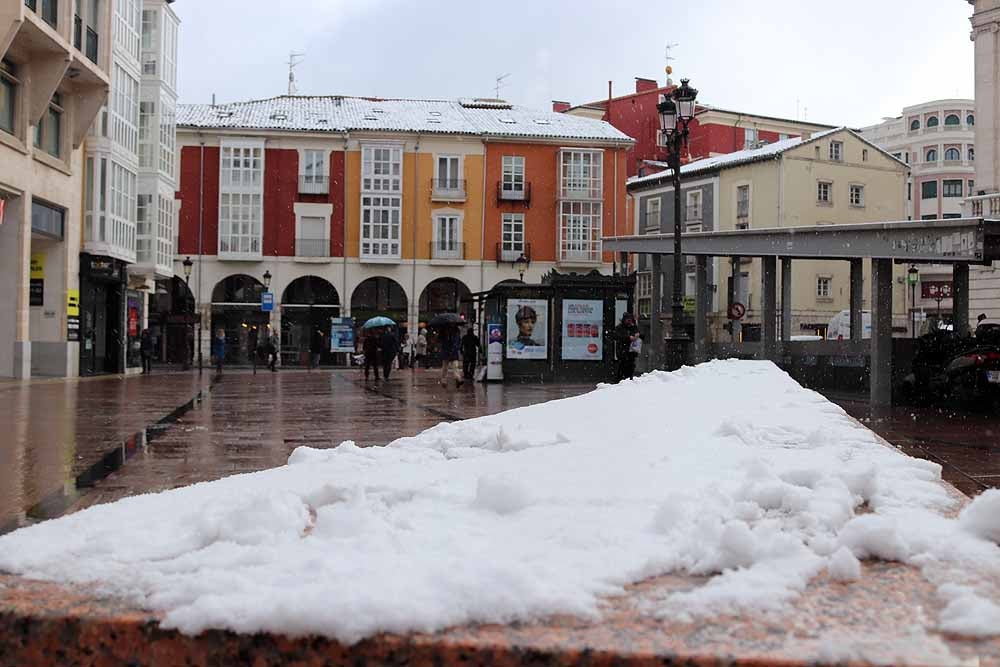 La nieve ha hecho acto de presencia, sobre todo en el norte de la provincia