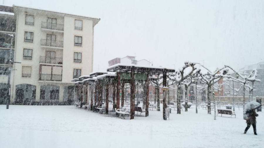 La nieve ha hecho acto de presencia, sobre todo en el norte de la provincia