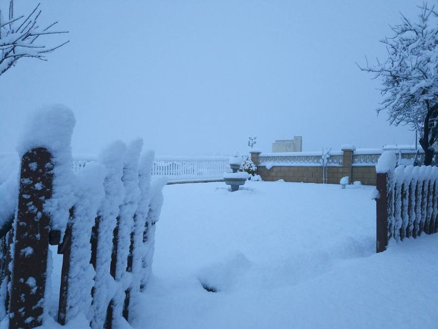 La nieve ha hecho acto de presencia, sobre todo en el norte de la provincia