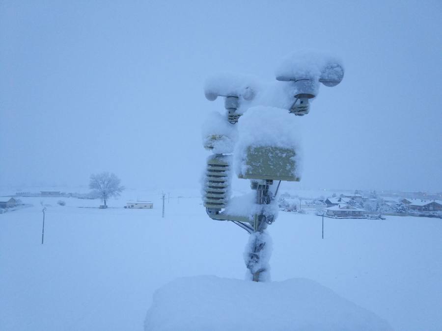 La nieve ha hecho acto de presencia, sobre todo en el norte de la provincia