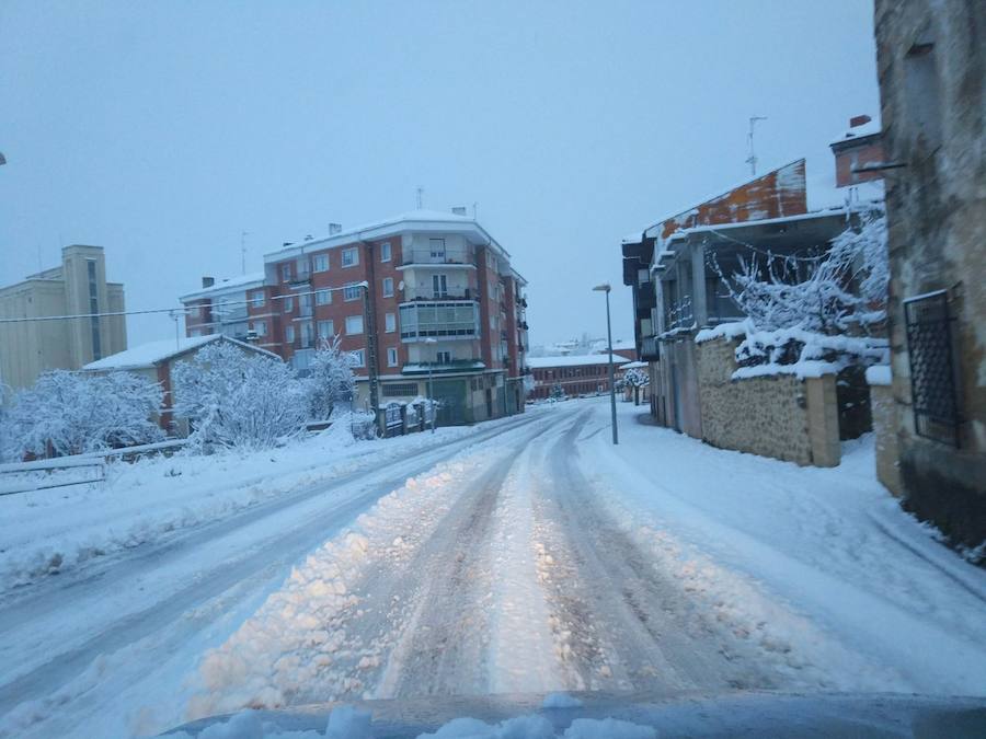 La nieve ha hecho acto de presencia, sobre todo en el norte de la provincia