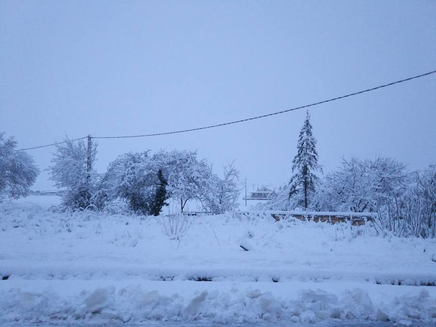 La nieve ha hecho acto de presencia, sobre todo en el norte de la provincia