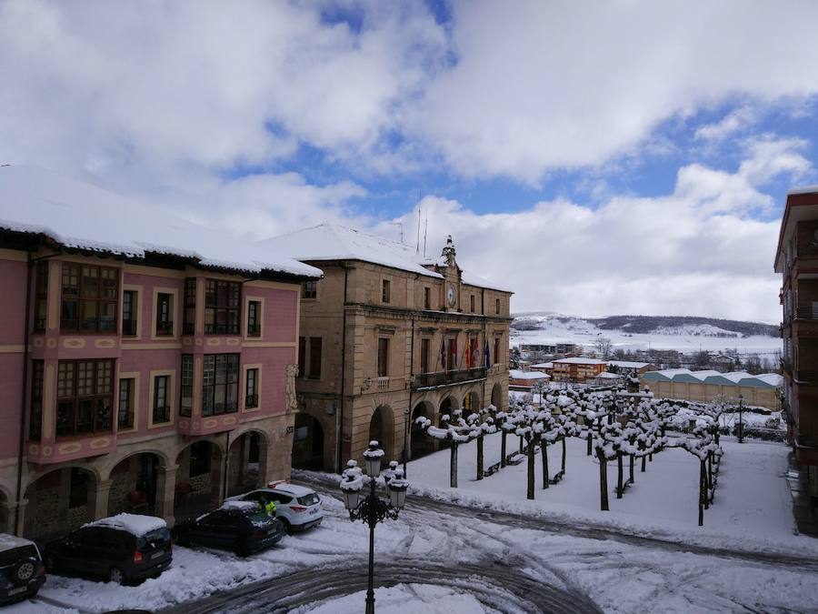 La nieve ha hecho acto de presencia, sobre todo en el norte de la provincia