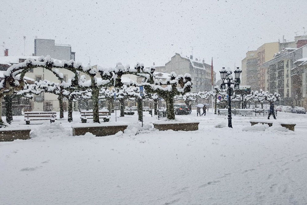 La nieve ha hecho acto de presencia, sobre todo en el norte de la provincia