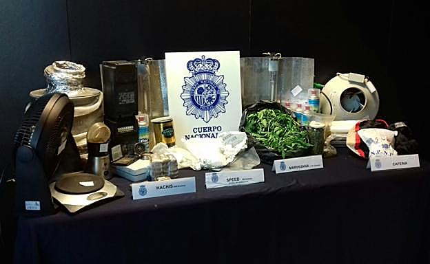Droga incautada por la Policía Nacional