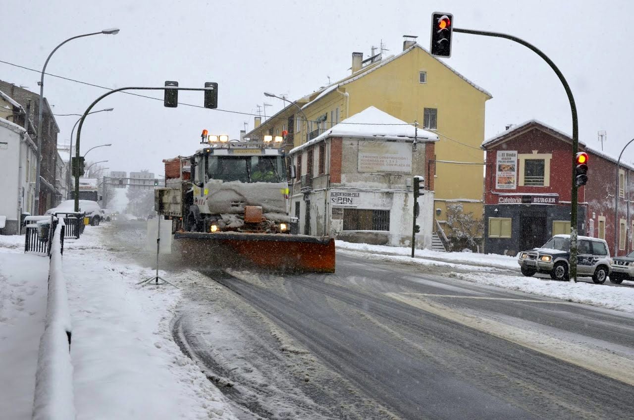 Nieve en Segovia.