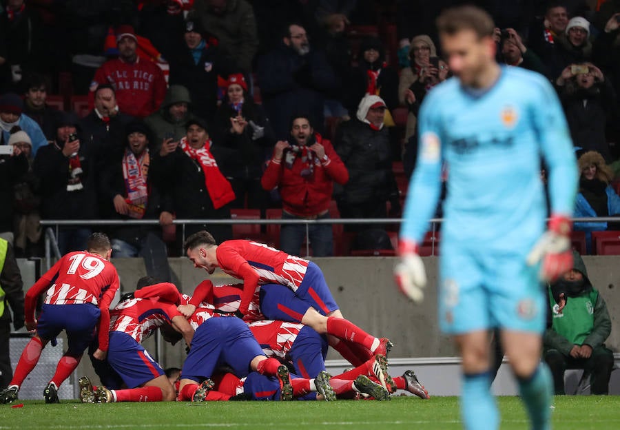 El equipo rojiblanco se impuso en el Wanda Metropolitano gracias a un golazo de Correa.