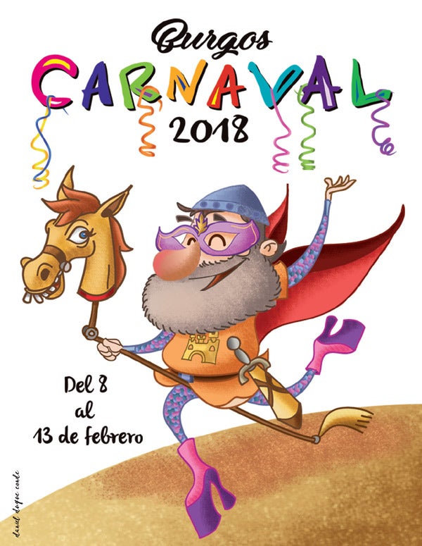 Cartel del Carnaval de Burgos 2018