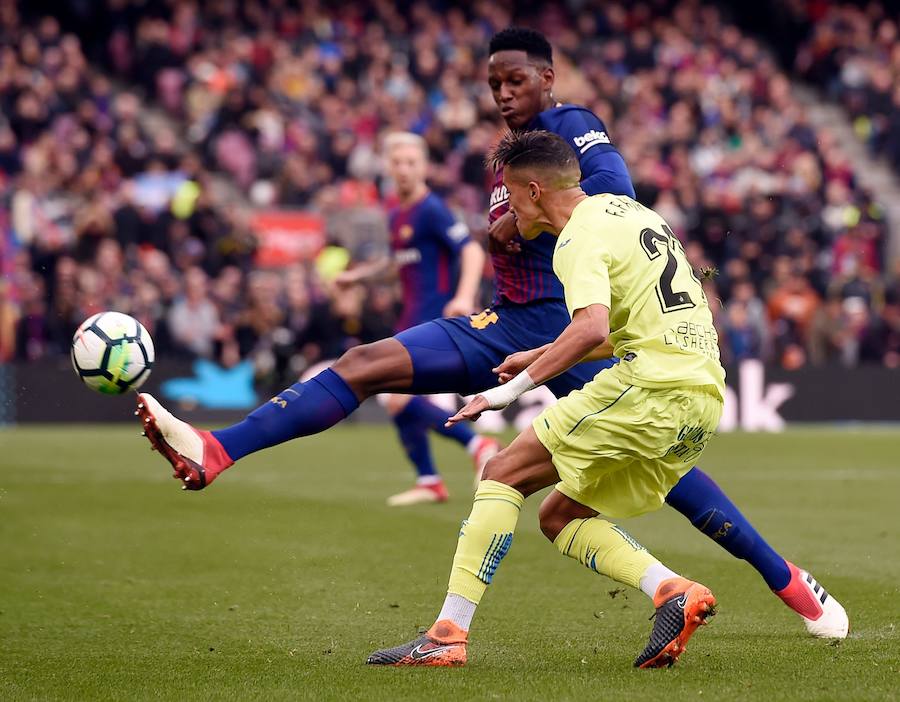 El cuadro azulgrana cedió dos puntos en su estadio ante el exigente combinado de José Bordalás.