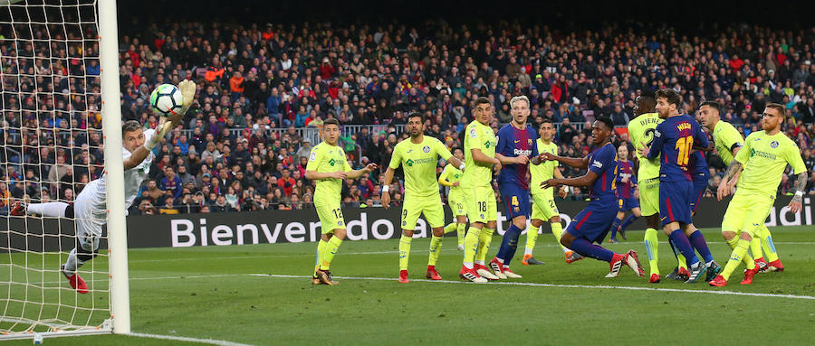 El cuadro azulgrana cedió dos puntos en su estadio ante el exigente combinado de José Bordalás.