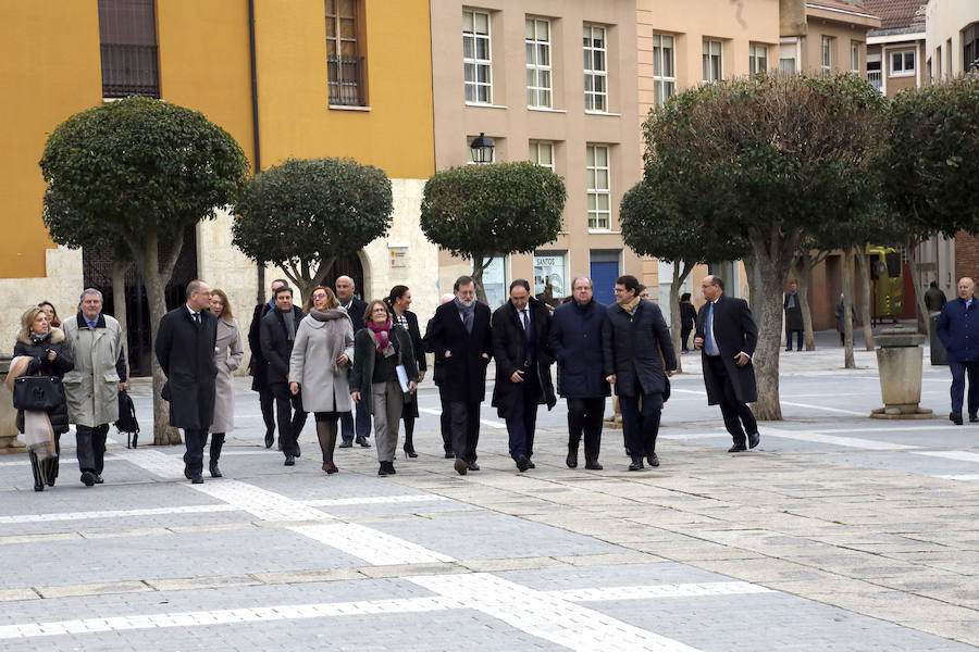 Visita de Mariano Rajoy a Palencia