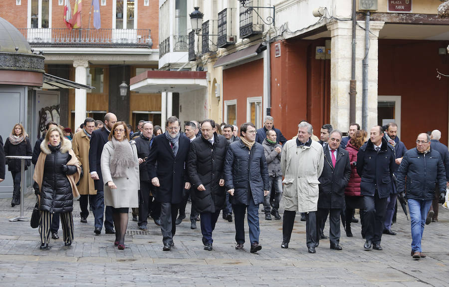 Visita de Mariano Rajoy a Palencia