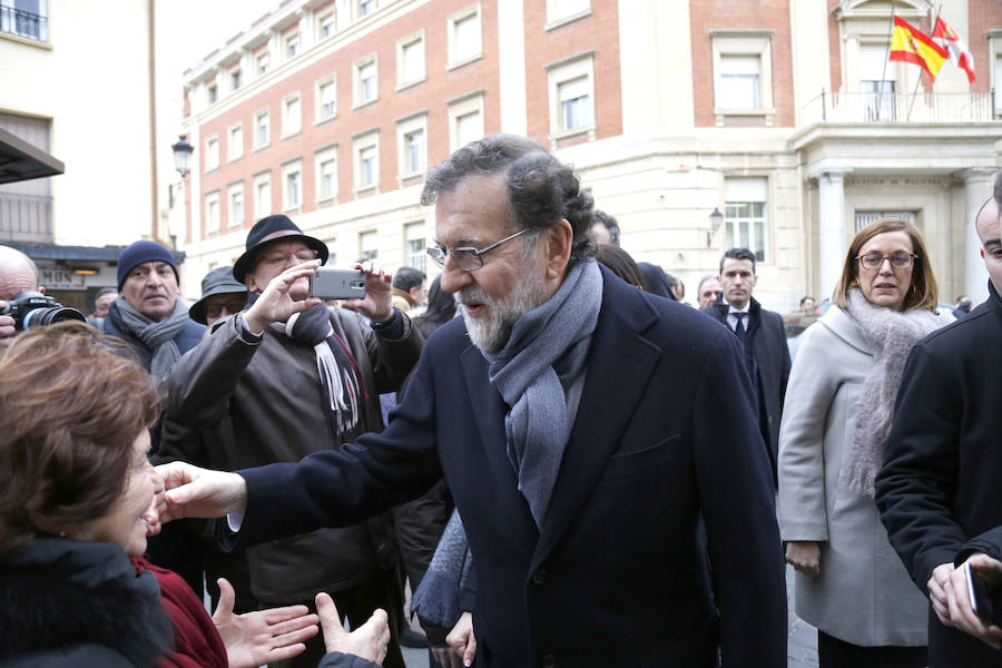 Visita de Mariano Rajoy a Palencia