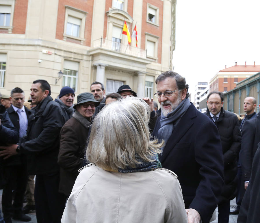 Visita de Mariano Rajoy a Palencia