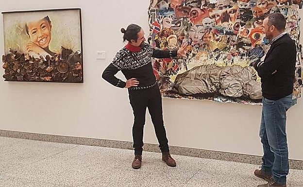 Siro López ha presentado la exposición esta tarde