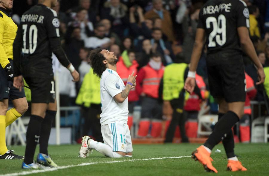 El Real Madrid deja contra las cuerdas al PSG tras una remontada heroica y otro doblete del portugués Cristiano Ronaldo (3-1).