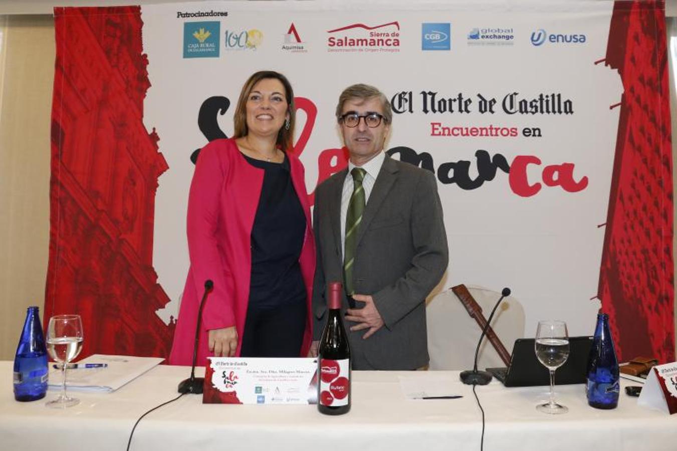 Milagros Marcos ha intervenido en los Encuentros en Salamanca, organizados por El Norte de Castilla, con la ponencia 'La cadena de valor: el equilibrio necesario para la economía de Castilla y León',