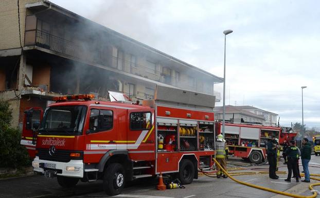 La explosión se produjo la pasada semana