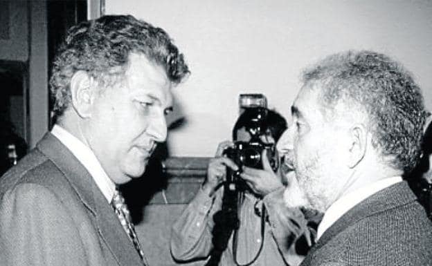 Jesús Posada y Demetrio Madrid defendieron en el Congreso la segunda reforma del Estatuto, en noviembre de 1998.