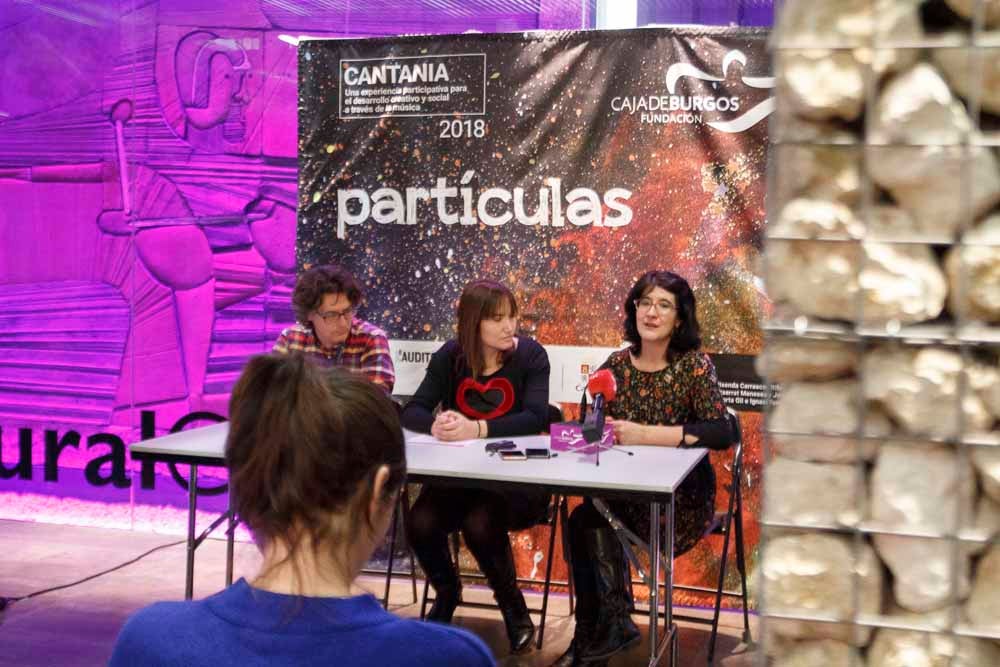 Fotos: Ensayo de los alumnos y profesores de Cantania