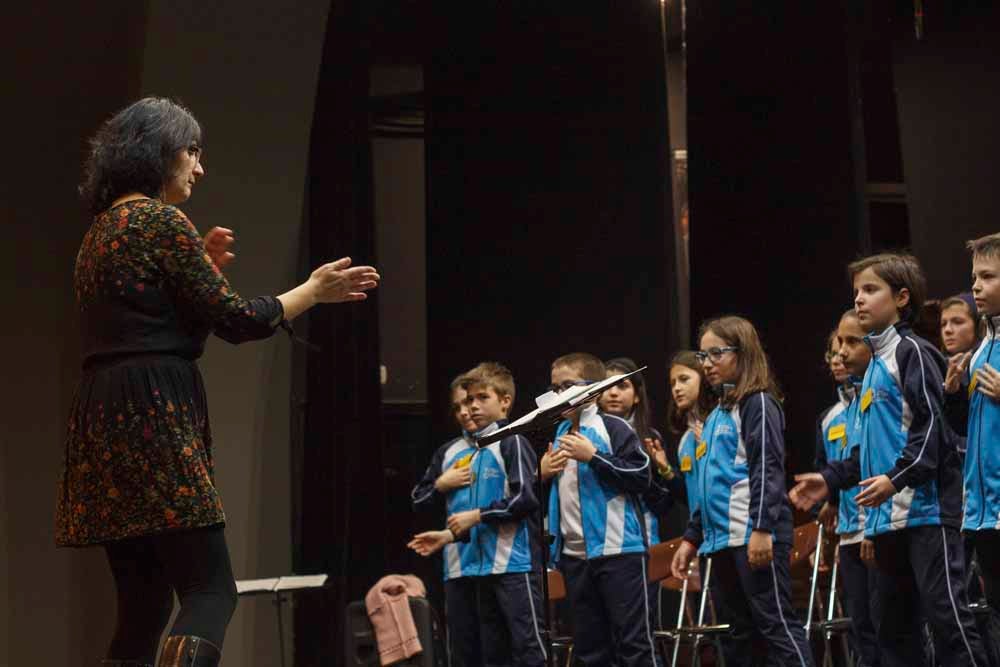 Fotos: Ensayo de los alumnos y profesores de Cantania
