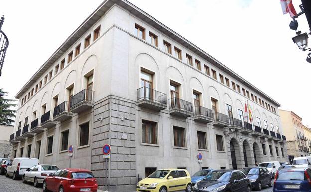 Exterior del Palacio de Justicia de Segovia. Ical