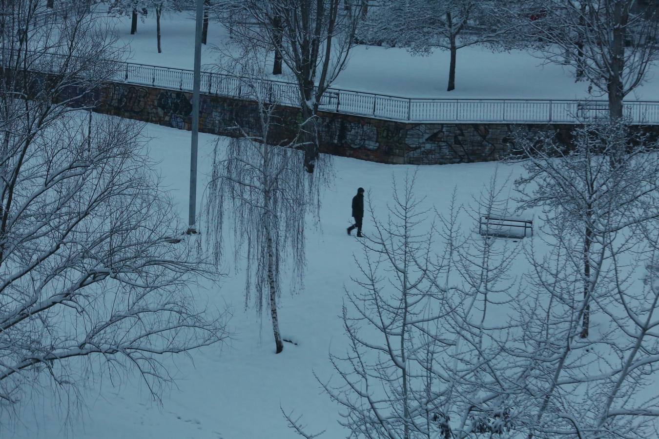 Temporal de nieve en Ponferrada.