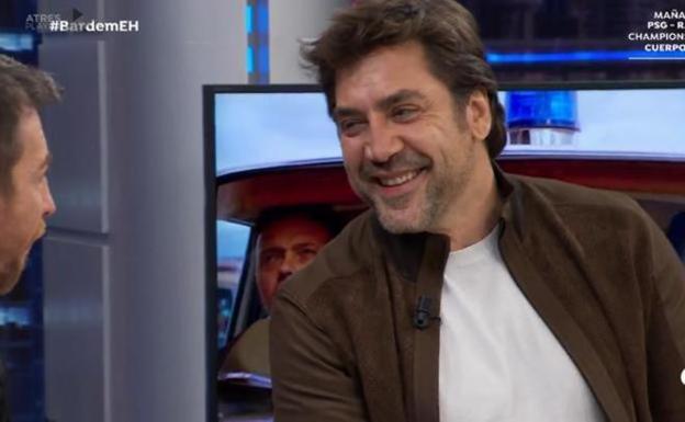 Javier Bardem en 'El Hormiguero'. 