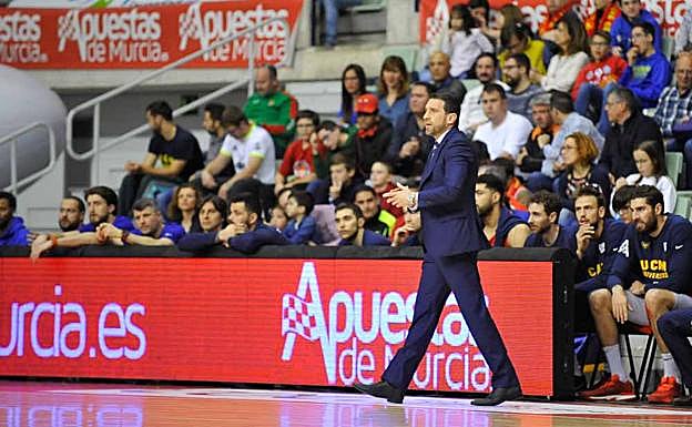 Ibon Navarro, entrenador del UCAM Murcia