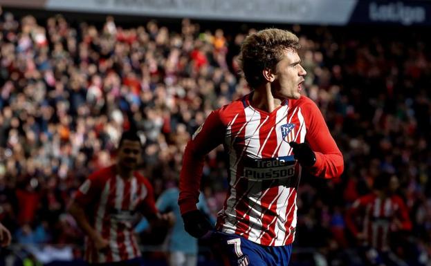 Antoine Griezmann, delantero del Atlético de Madrid.