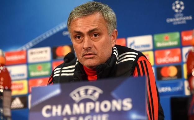 José Mourinho, durante la rueda de prensa. 